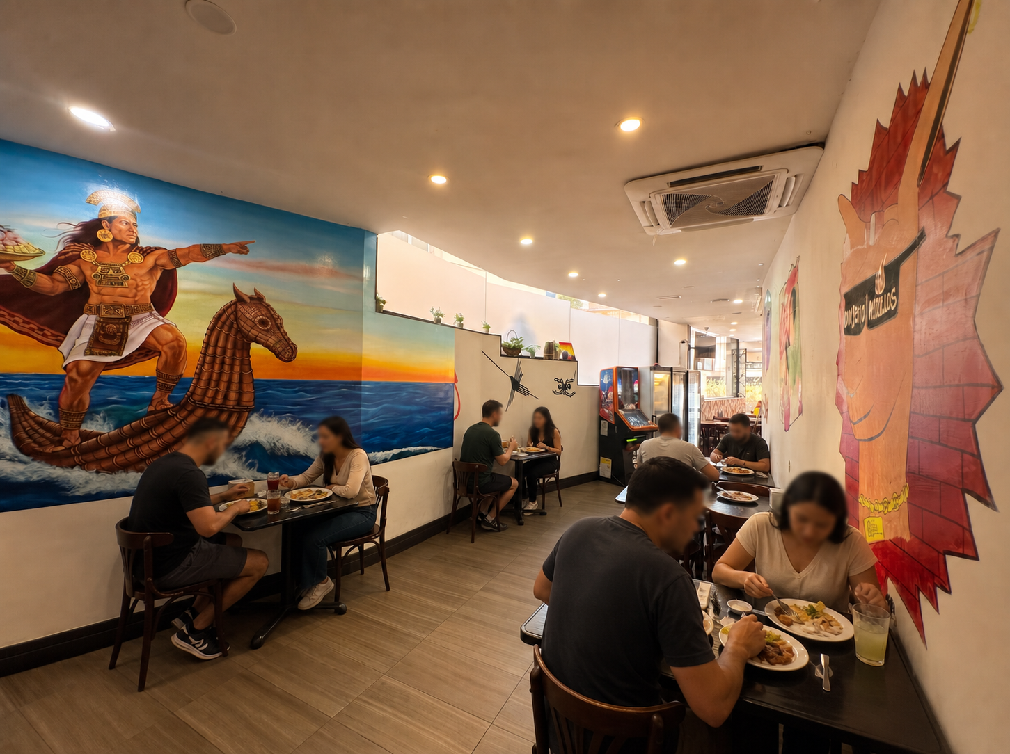 Interior del restaurante