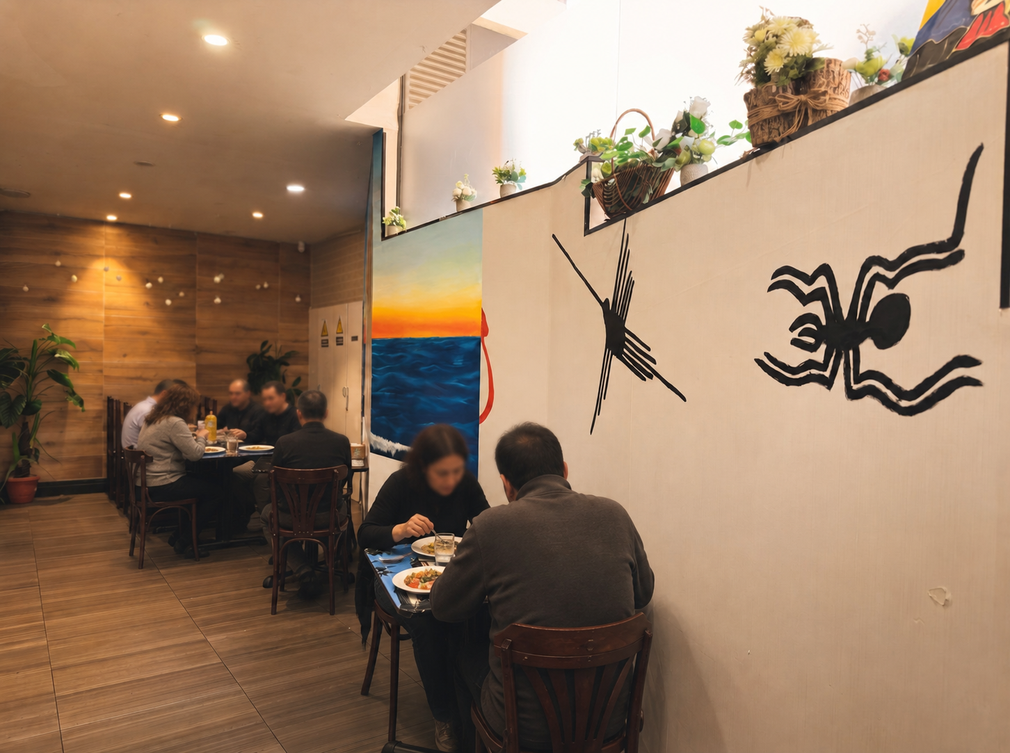 Interior del restaurante